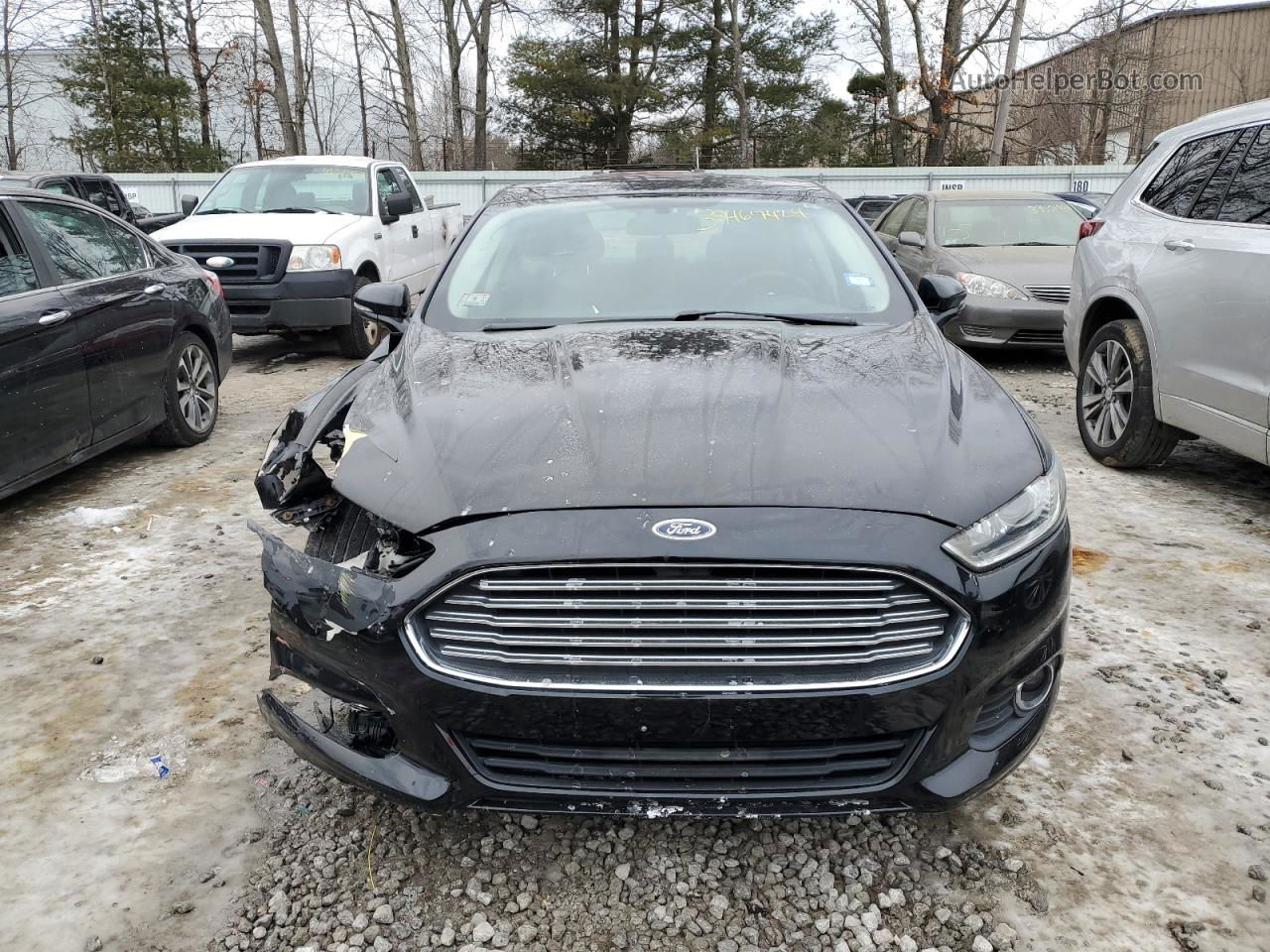 2015 Ford Fusion Se Hybrid Черный vin: 3FA6P0LU5FR215649