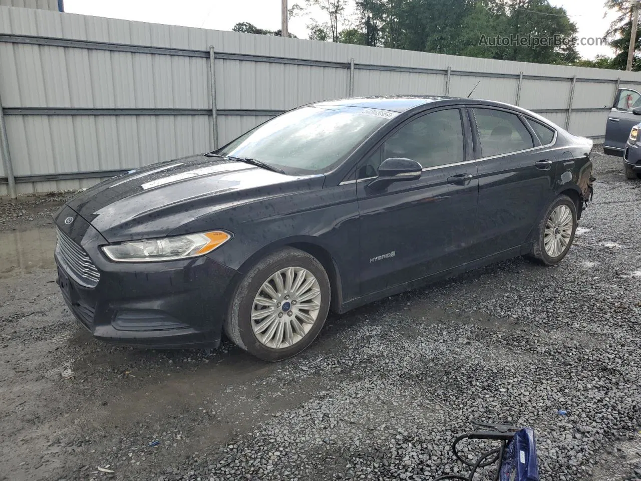 2016 Ford Fusion Se Hybrid Black vin: 3FA6P0LU5GR389044