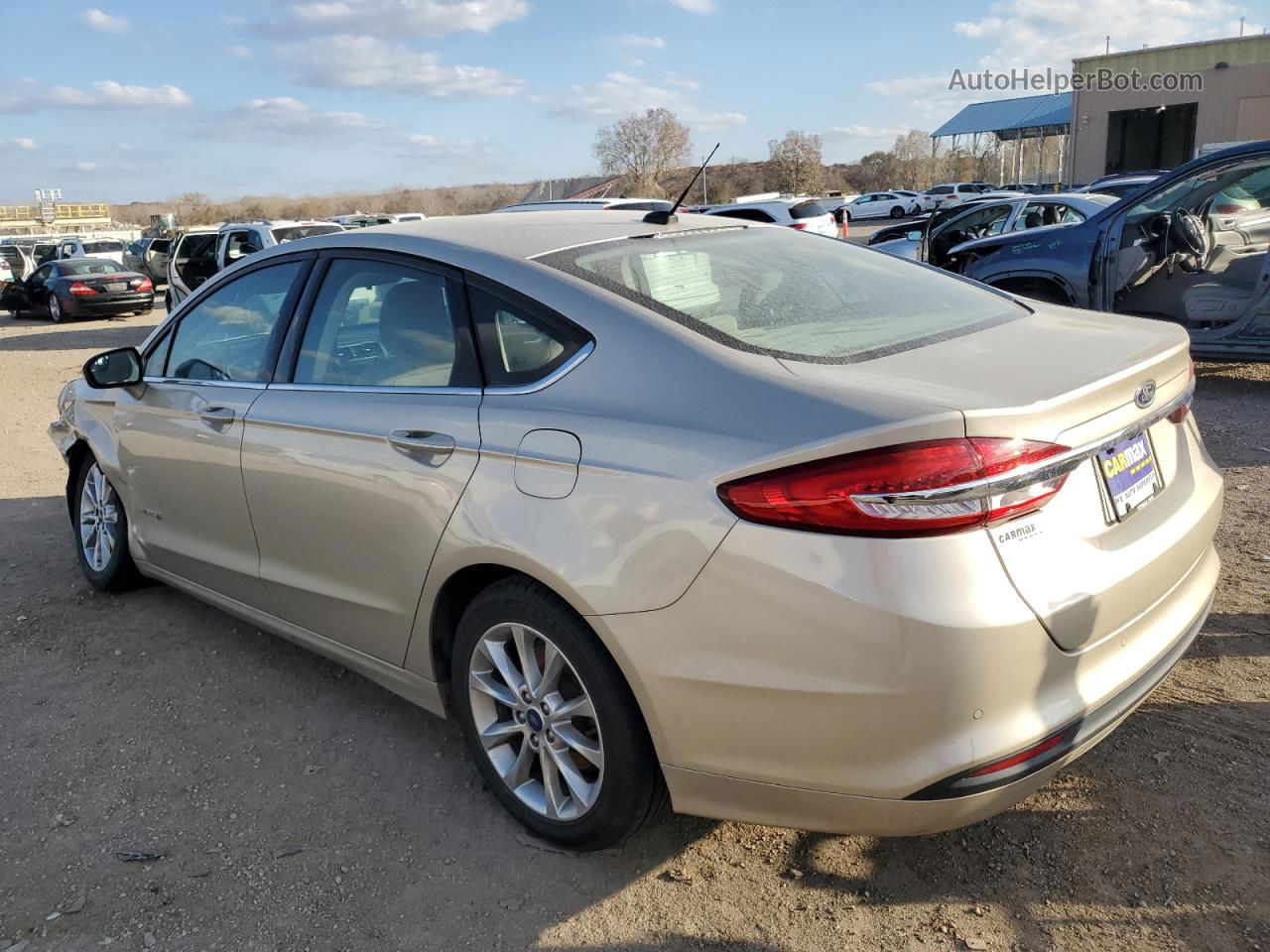 2017 Ford Fusion Se Hybrid Gold vin: 3FA6P0LU5HR257886