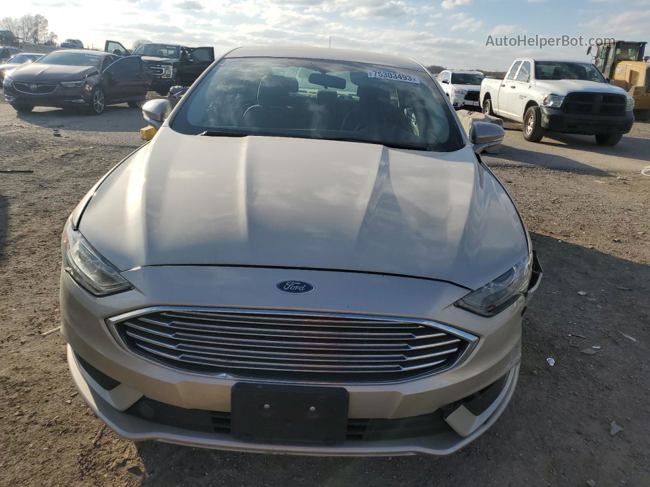 2017 Ford Fusion Se Hybrid Gold vin: 3FA6P0LU5HR257886