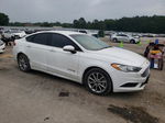 2017 Ford Fusion Se Hybrid White vin: 3FA6P0LU5HR316242