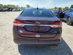 2017 Ford Fusion Se Hybrid Burgundy vin: 3FA6P0LU5HR347698