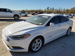 2018 Ford Fusion Se Hybrid White vin: 3FA6P0LU5JR129640