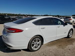 2018 Ford Fusion Se Hybrid White vin: 3FA6P0LU5JR129640