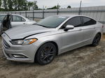 2018 Ford Fusion Se Hybrid Silver vin: 3FA6P0LU5JR248238