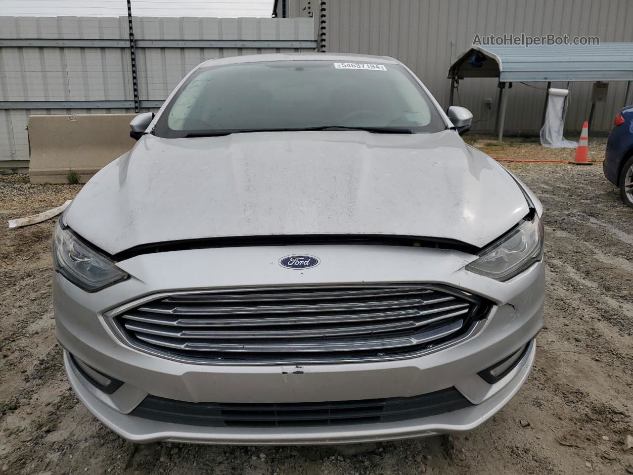 2018 Ford Fusion Se Hybrid Silver vin: 3FA6P0LU5JR248238