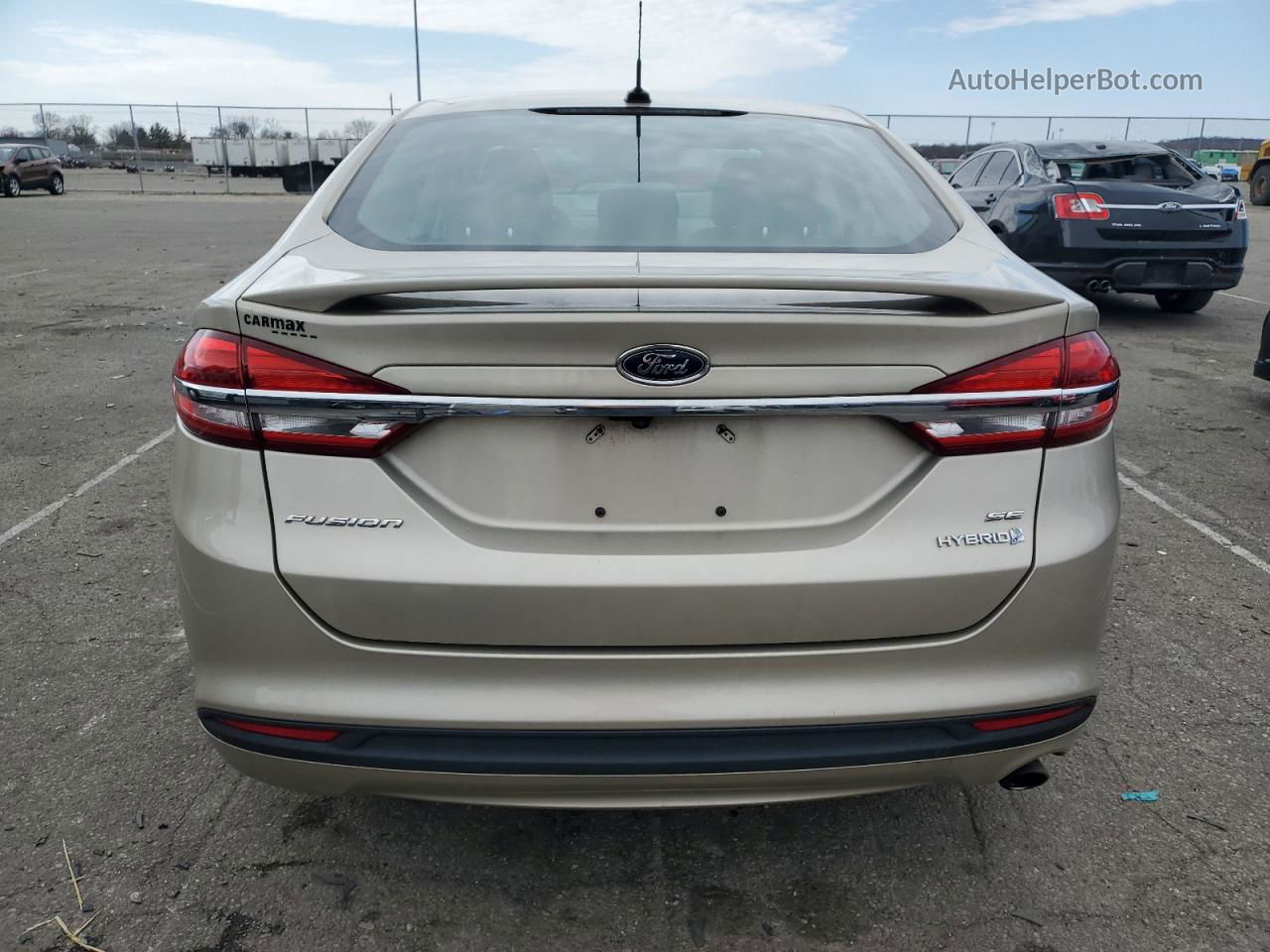 2018 Ford Fusion Se Hybrid Gold vin: 3FA6P0LU5JR284107