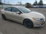 2018 Ford Fusion Se Hybrid Золотой vin: 3FA6P0LU5JR284107