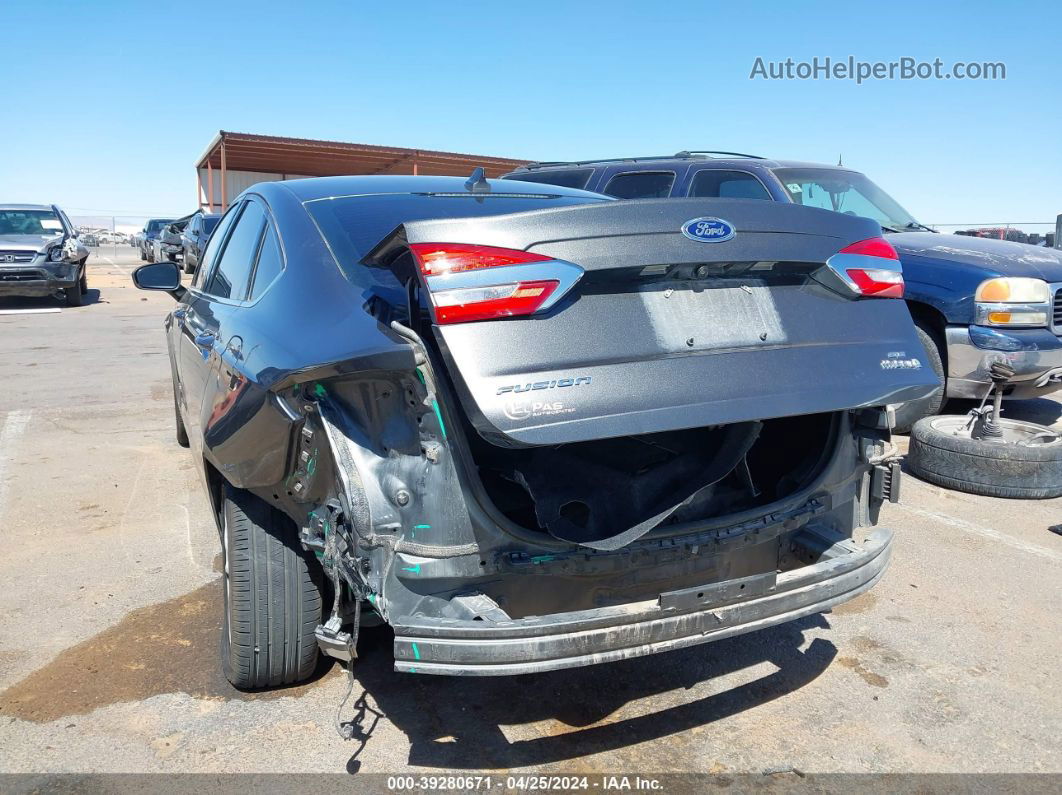 2019 Ford Fusion Hybrid Se Gray vin: 3FA6P0LU5KR105761