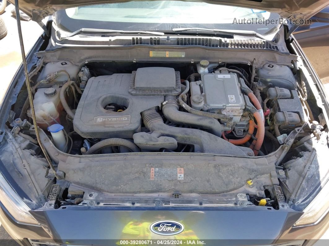 2019 Ford Fusion Hybrid Se Gray vin: 3FA6P0LU5KR105761
