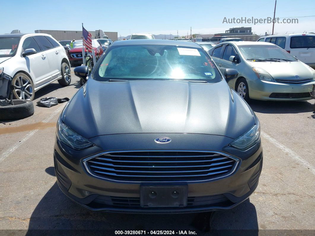 2019 Ford Fusion Hybrid Se Gray vin: 3FA6P0LU5KR105761