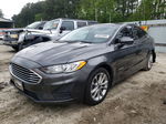 2019 Ford Fusion Se Gray vin: 3FA6P0LU5KR141692