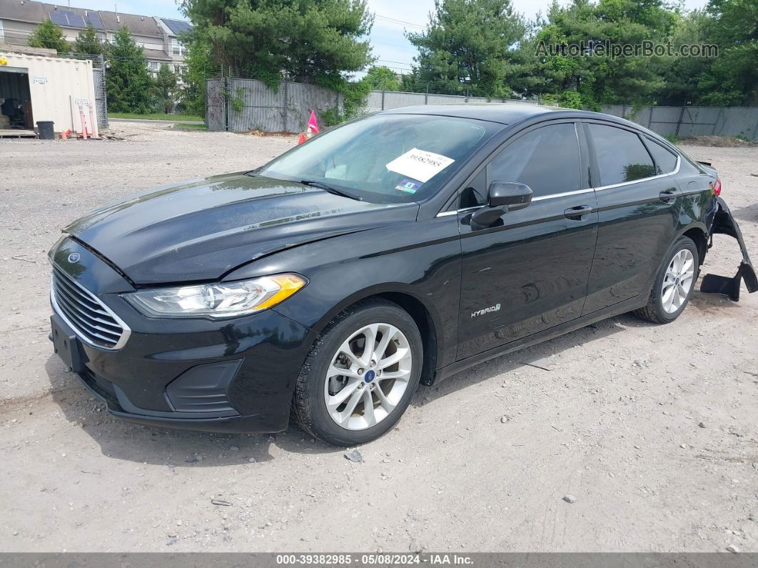 2019 Ford Fusion Hybrid Se Black vin: 3FA6P0LU5KR157701