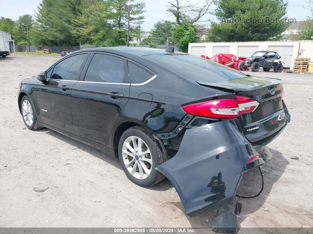 2019 Ford Fusion Hybrid Se Black vin: 3FA6P0LU5KR157701