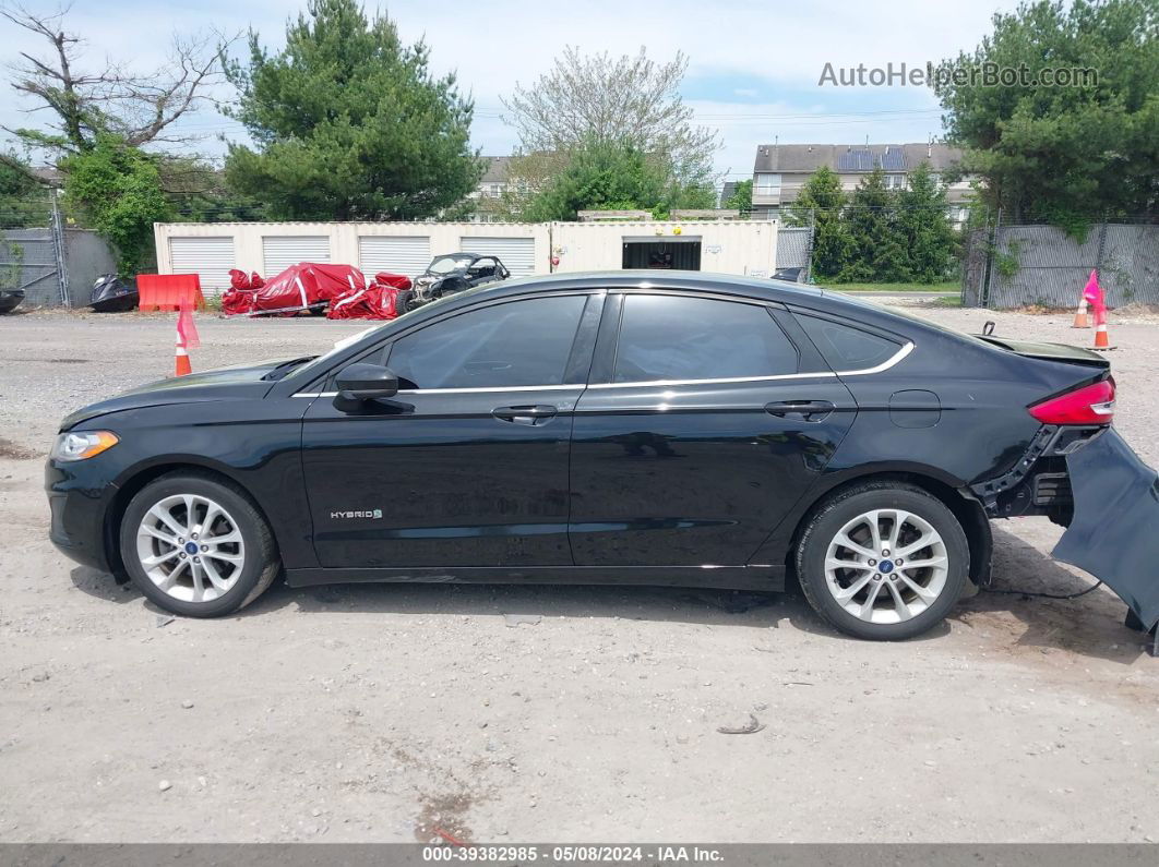 2019 Ford Fusion Hybrid Se Black vin: 3FA6P0LU5KR157701