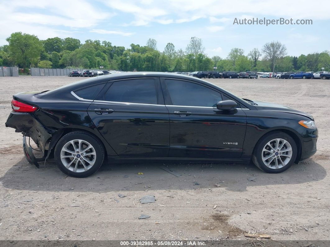 2019 Ford Fusion Hybrid Se Black vin: 3FA6P0LU5KR157701