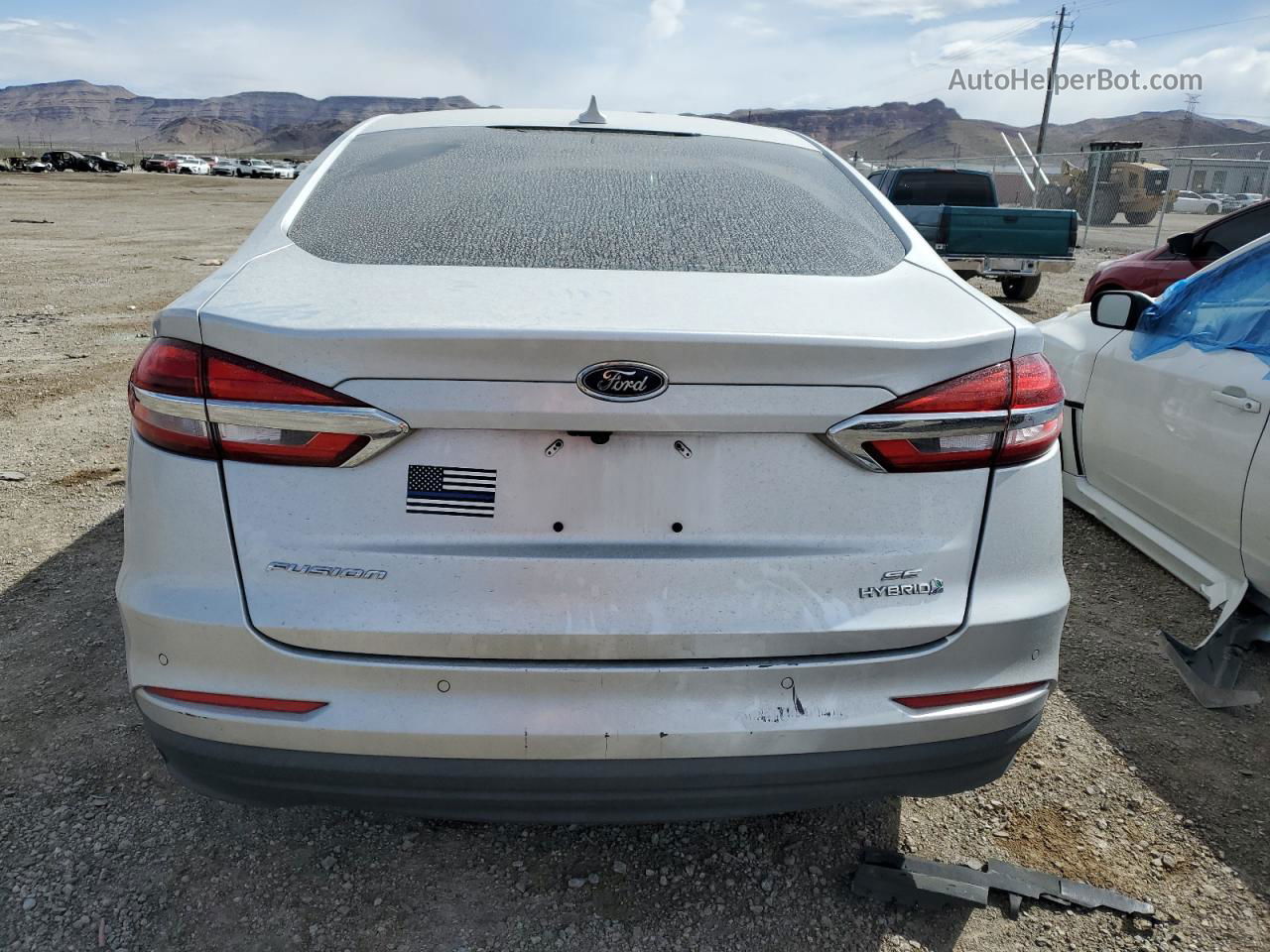 2019 Ford Fusion Se Серебряный vin: 3FA6P0LU5KR182954