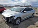 2019 Ford Fusion Se Silver vin: 3FA6P0LU5KR182954