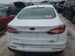 2019 Ford Fusion Se White vin: 3FA6P0LU5KR205553