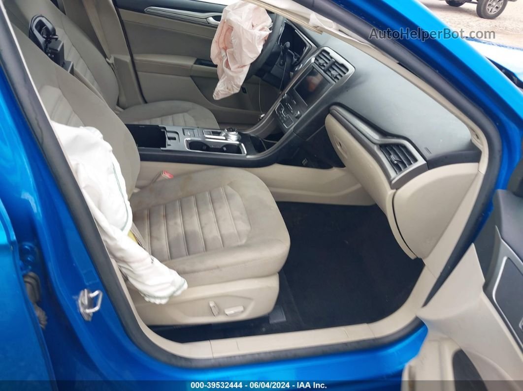 2019 Ford Fusion Hybrid Se Blue vin: 3FA6P0LU5KR207450