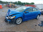 2019 Ford Fusion Hybrid Se Blue vin: 3FA6P0LU5KR207450