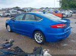 2019 Ford Fusion Hybrid Se Blue vin: 3FA6P0LU5KR207450