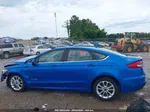 2019 Ford Fusion Hybrid Se Blue vin: 3FA6P0LU5KR207450