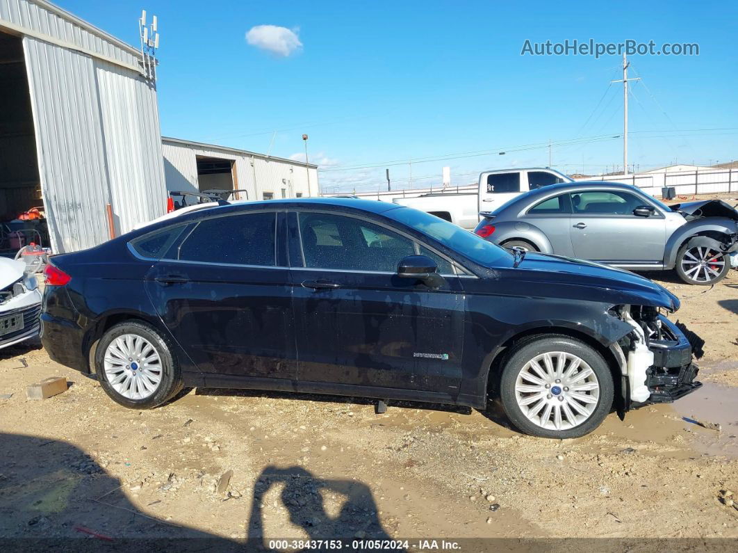 2019 Ford Fusion Hybrid Se Black vin: 3FA6P0LU5KR220442