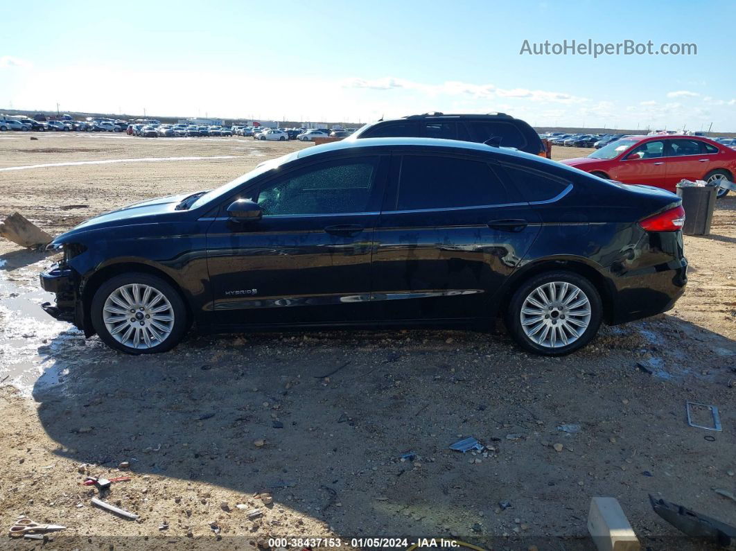 2019 Ford Fusion Hybrid Se Black vin: 3FA6P0LU5KR220442