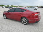 2019 Ford Fusion Se Burgundy vin: 3FA6P0LU5KR225723