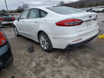 2019 Ford Fusion Se White vin: 3FA6P0LU5KR241369