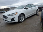 2019 Ford Fusion Se White vin: 3FA6P0LU5KR241369