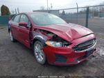 2019 Ford Fusion Hybrid Se Red vin: 3FA6P0LU5KR257071