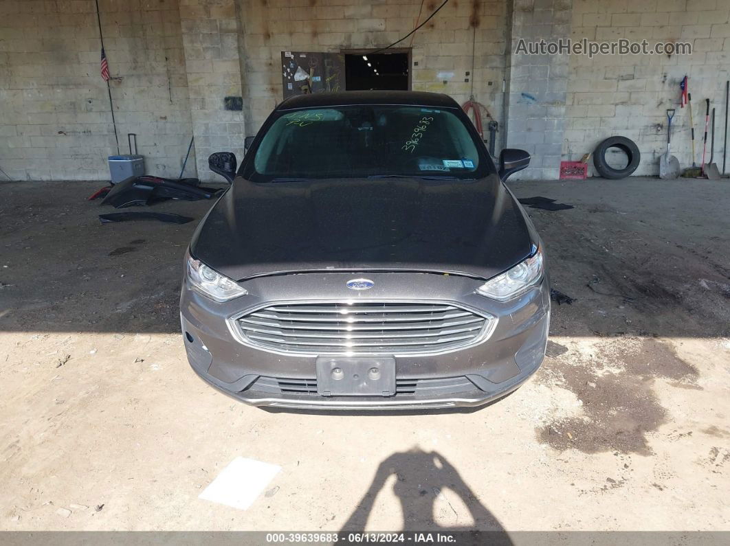 2019 Ford Fusion Hybrid Se Gray vin: 3FA6P0LU5KR257619