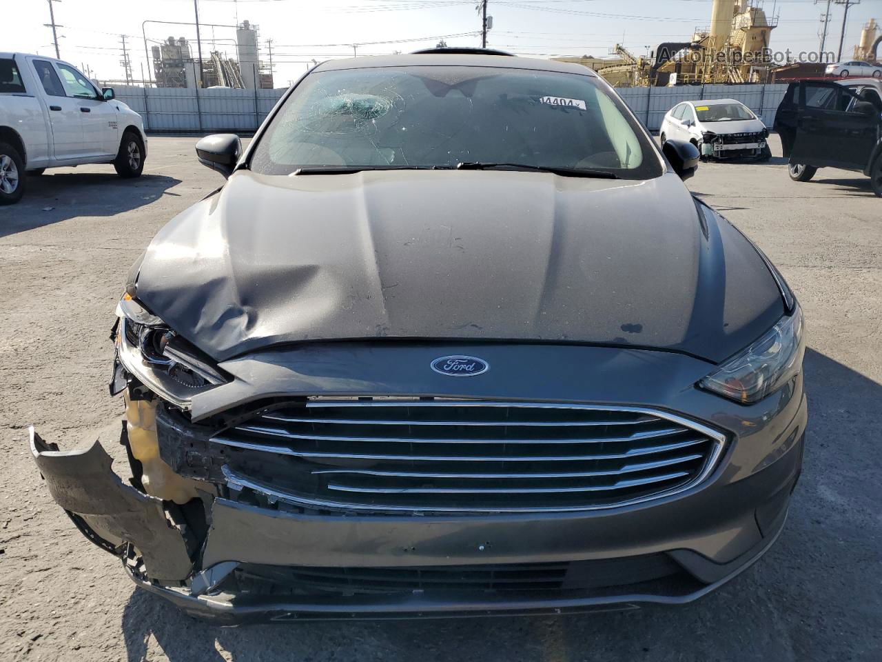 2019 Ford Fusion Se Charcoal vin: 3FA6P0LU5KR261587