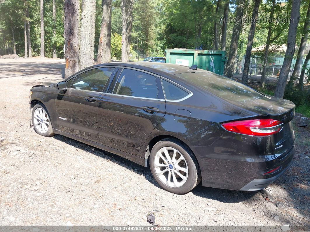 2019 Ford Fusion Hybrid Se Black vin: 3FA6P0LU5KR263808