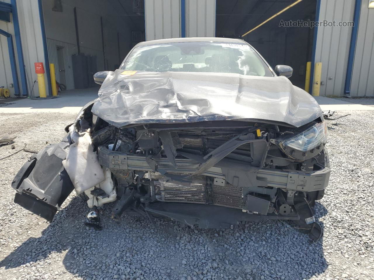 2019 Ford Fusion Se Gray vin: 3FA6P0LU5KR278454