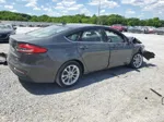 2019 Ford Fusion Se Gray vin: 3FA6P0LU5KR278454