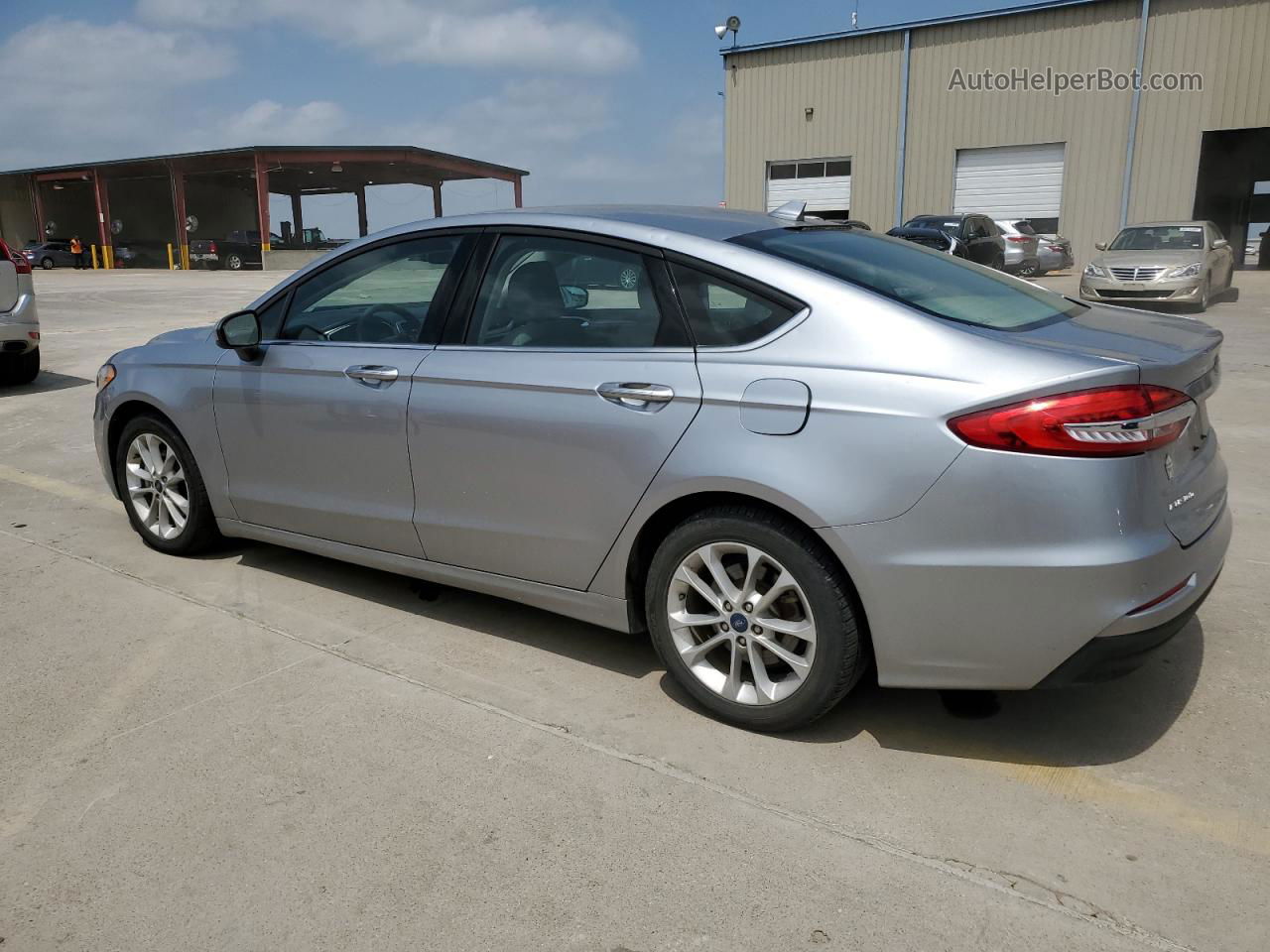 2020 Ford Fusion Se Silver vin: 3FA6P0LU5LR191722