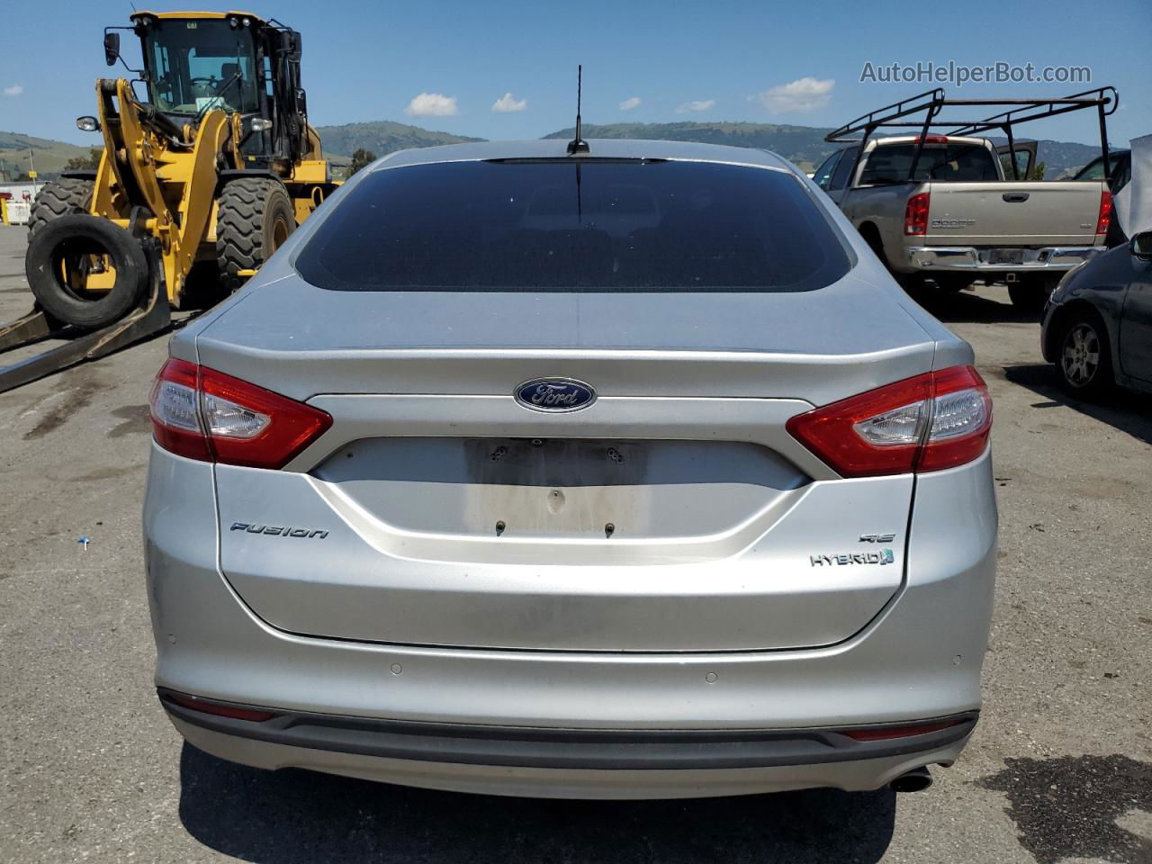 2013 Ford Fusion Se Hybrid Silver vin: 3FA6P0LU6DR326028