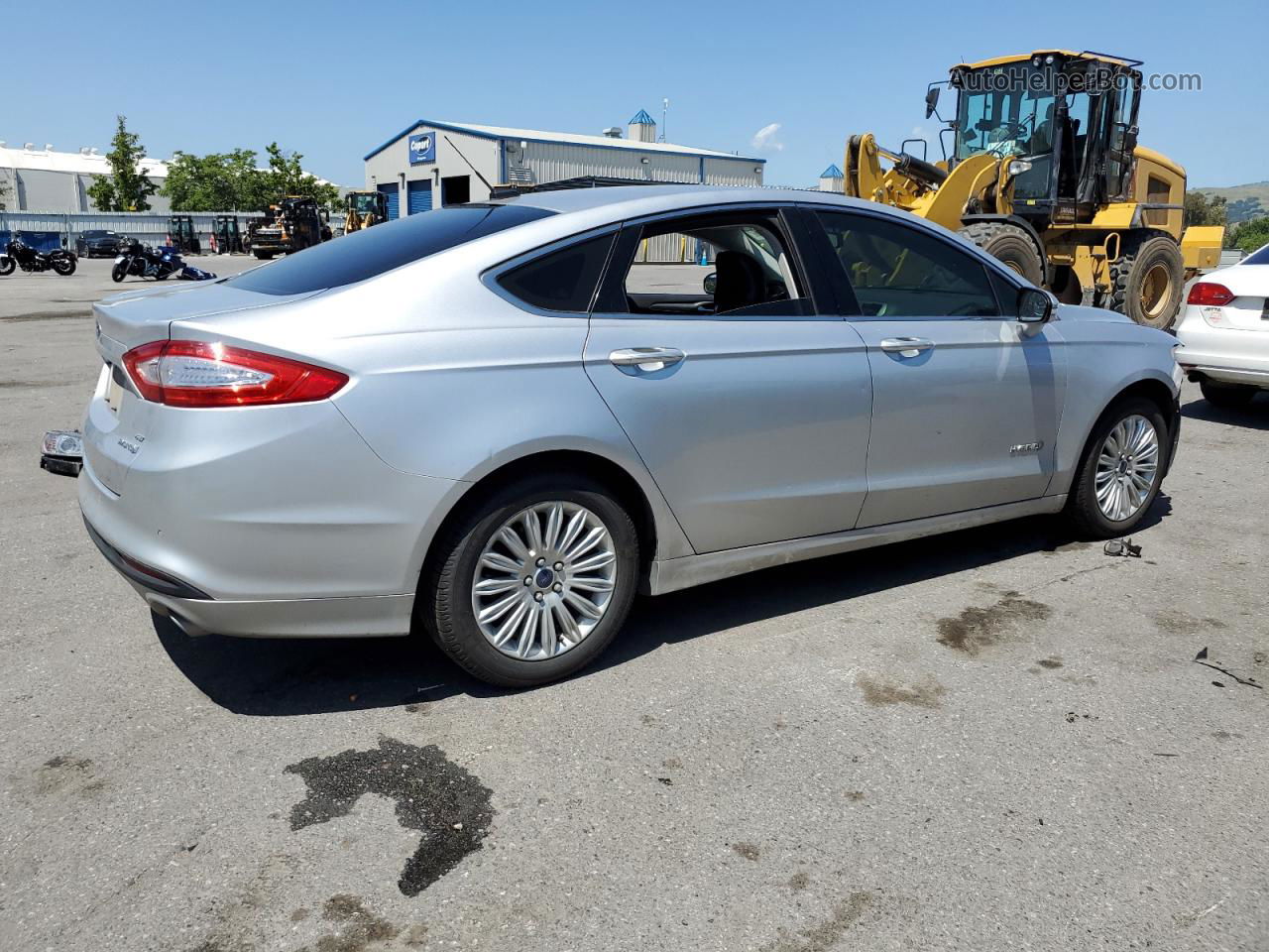 2013 Ford Fusion Se Hybrid Silver vin: 3FA6P0LU6DR326028