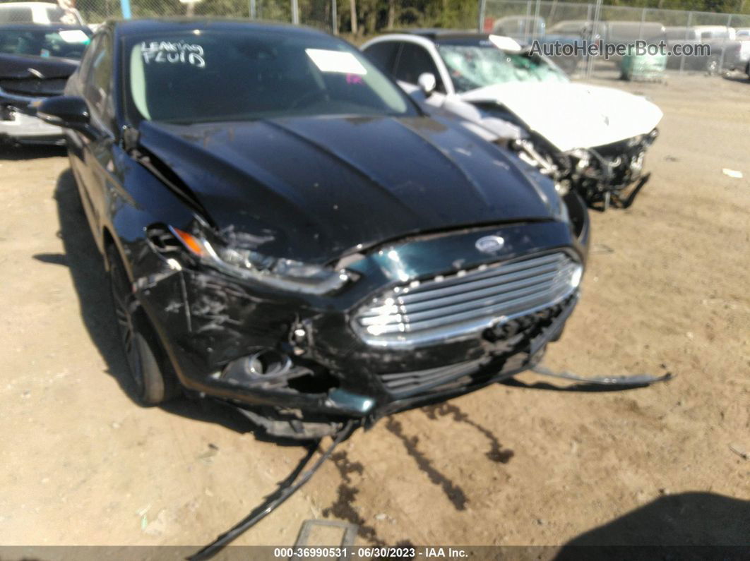 2014 Ford Fusion Se Hybrid Синий vin: 3FA6P0LU6ER195264