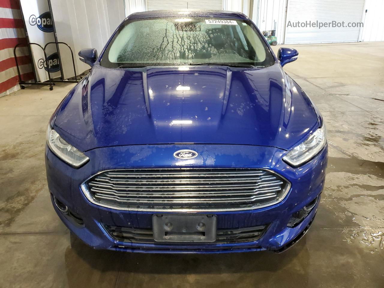 2014 Ford Fusion Se Hybrid Blue vin: 3FA6P0LU6ER234421