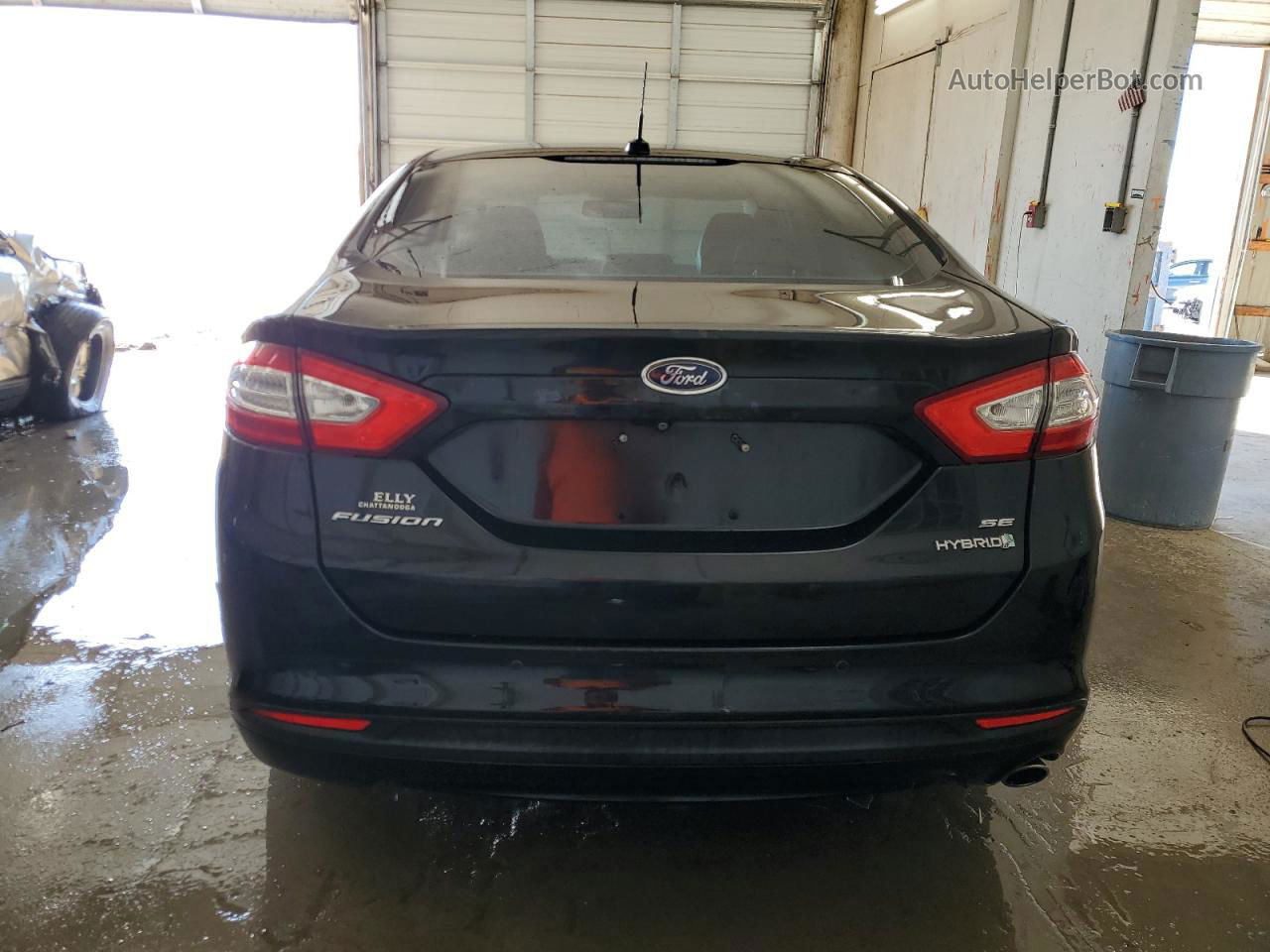 2015 Ford Fusion Se Hybrid Black vin: 3FA6P0LU6FR156966