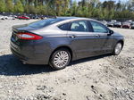 2016 Ford Fusion Se Hybrid Gray vin: 3FA6P0LU6GR163675