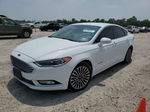 2017 Ford Fusion Se Hybrid White vin: 3FA6P0LU6HR110671