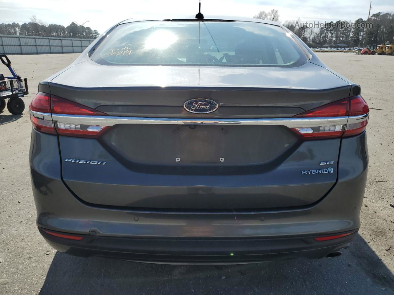 2017 Ford Fusion Se Hybrid Угольный vin: 3FA6P0LU6HR161233