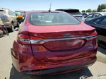 2017 Ford Fusion Se Hybrid Maroon vin: 3FA6P0LU6HR238621