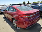 2017 Ford Fusion Se Hybrid Maroon vin: 3FA6P0LU6HR238621