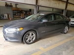 2018 Ford Fusion Se Hybrid Gray vin: 3FA6P0LU6JR220108